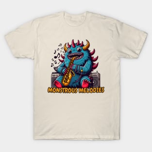 Monster saxophone player T-Shirt